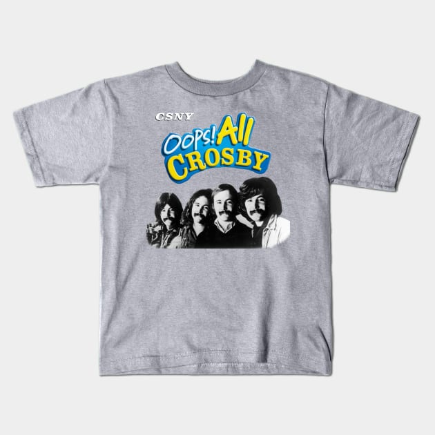 Oops! All Crosby Kids T-Shirt by switchedonbork